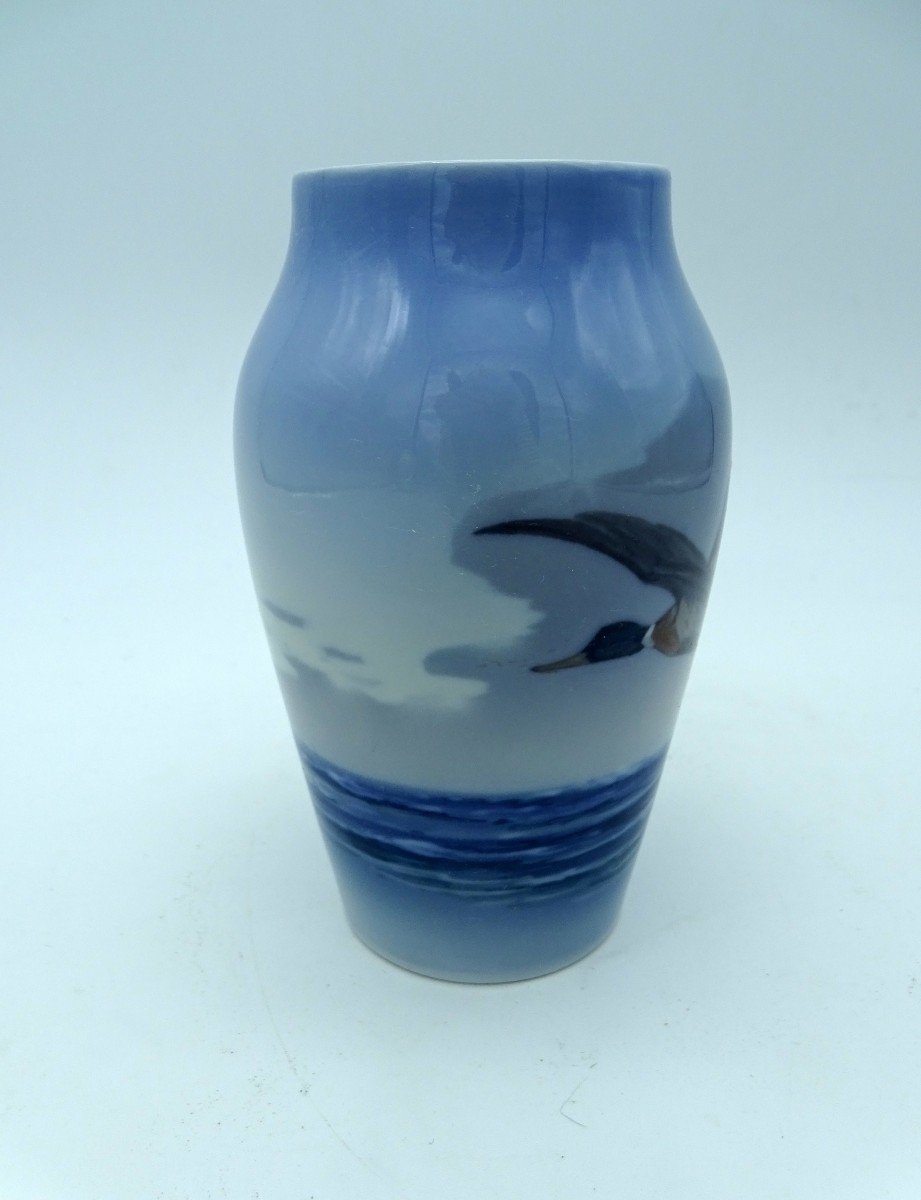 Royal Copenhagen Flying  Duck Vase 20th-photo-2