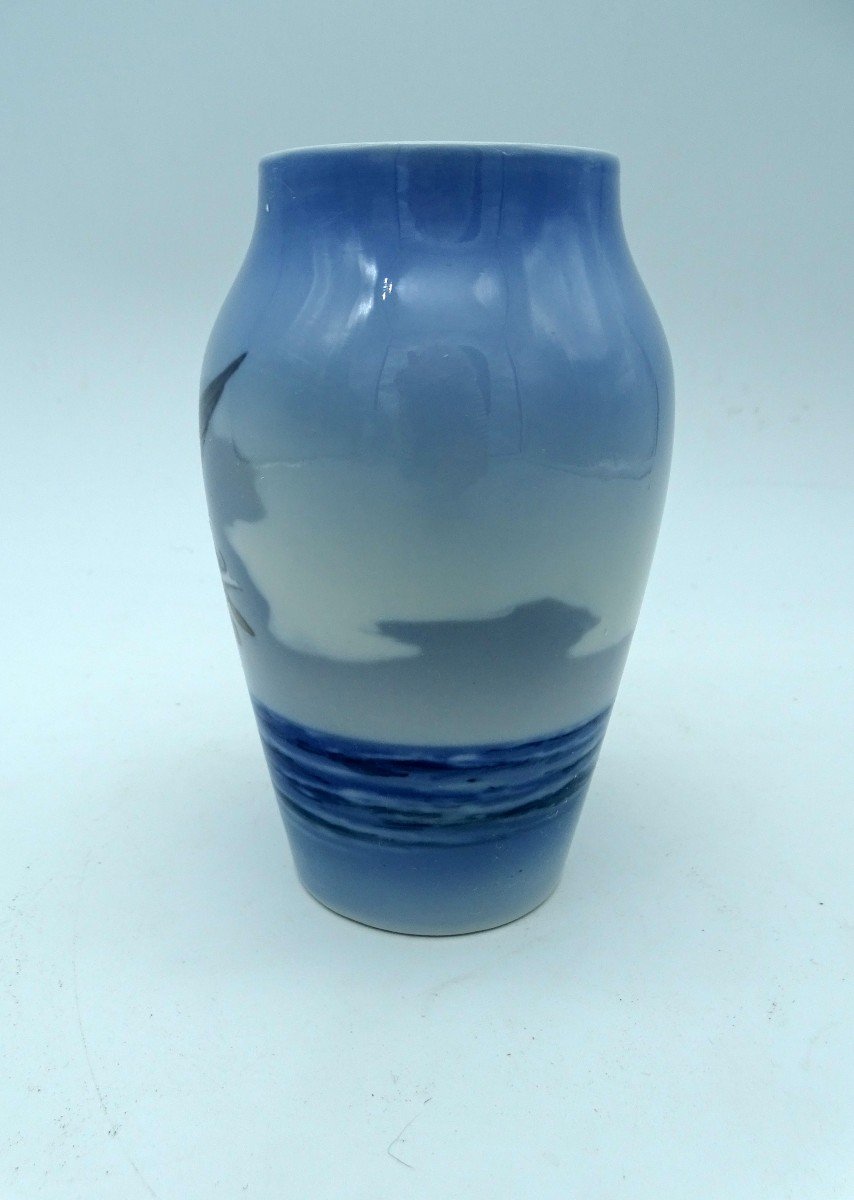 Royal Copenhagen Flying  Duck Vase 20th-photo-3