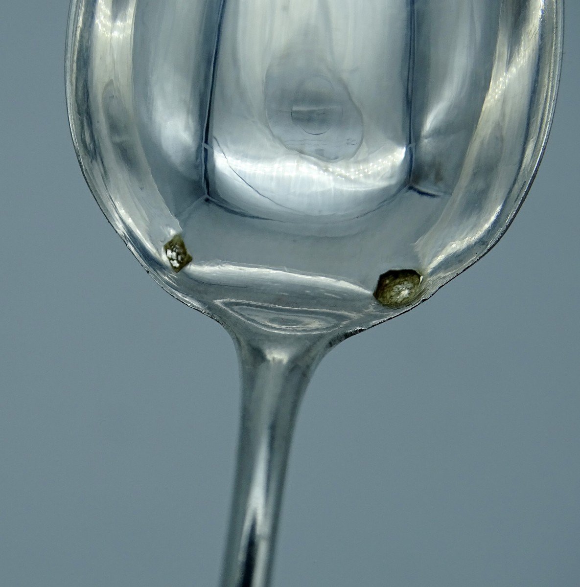 6 Small Teaspoons In Silver 19th-photo-1