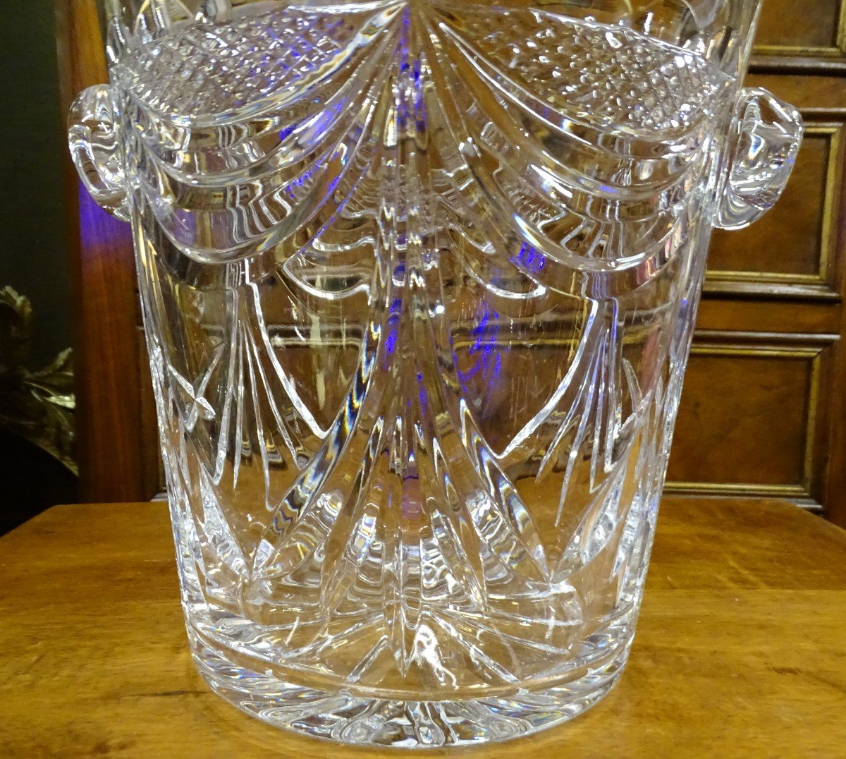 80s Crystal Champagne Bucket-photo-3