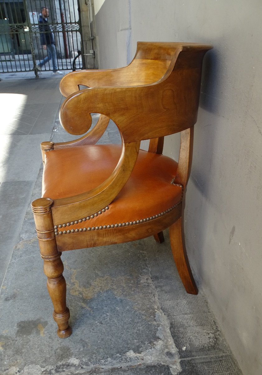 Fauteuil De Bureau Époque Restauration-photo-8