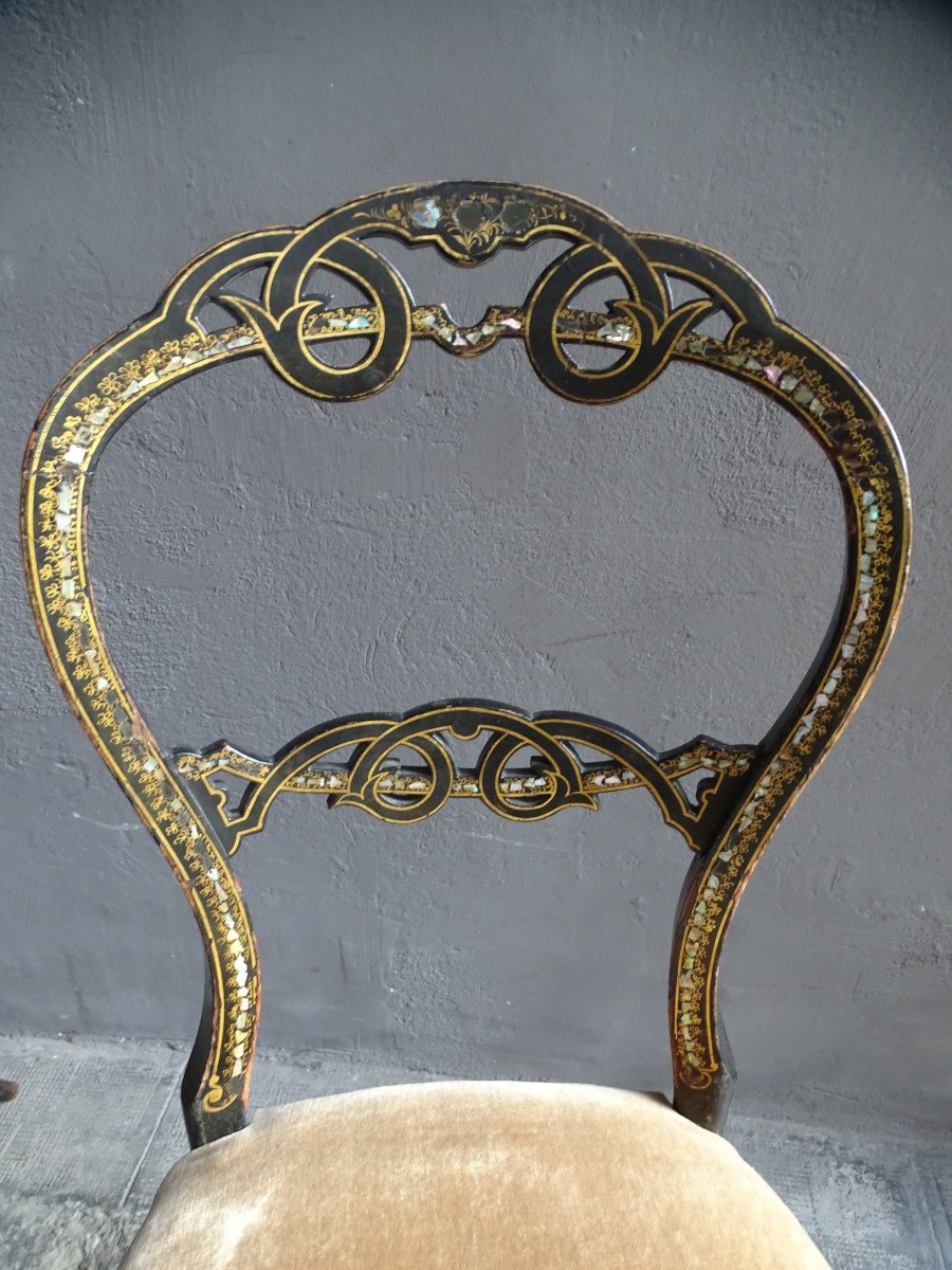 Set Of 4 Napoleon III Chairs-photo-3