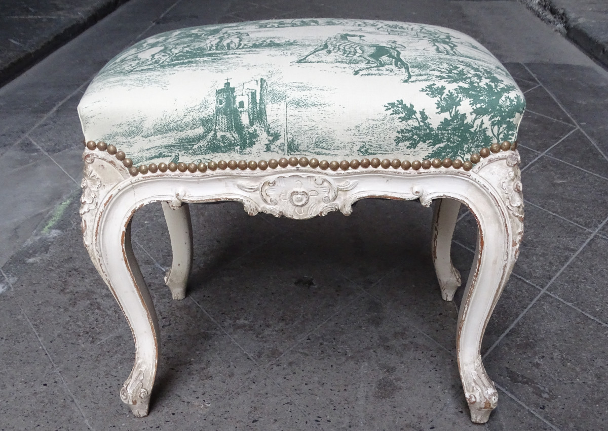 Tabouret Laqué Napoléon III