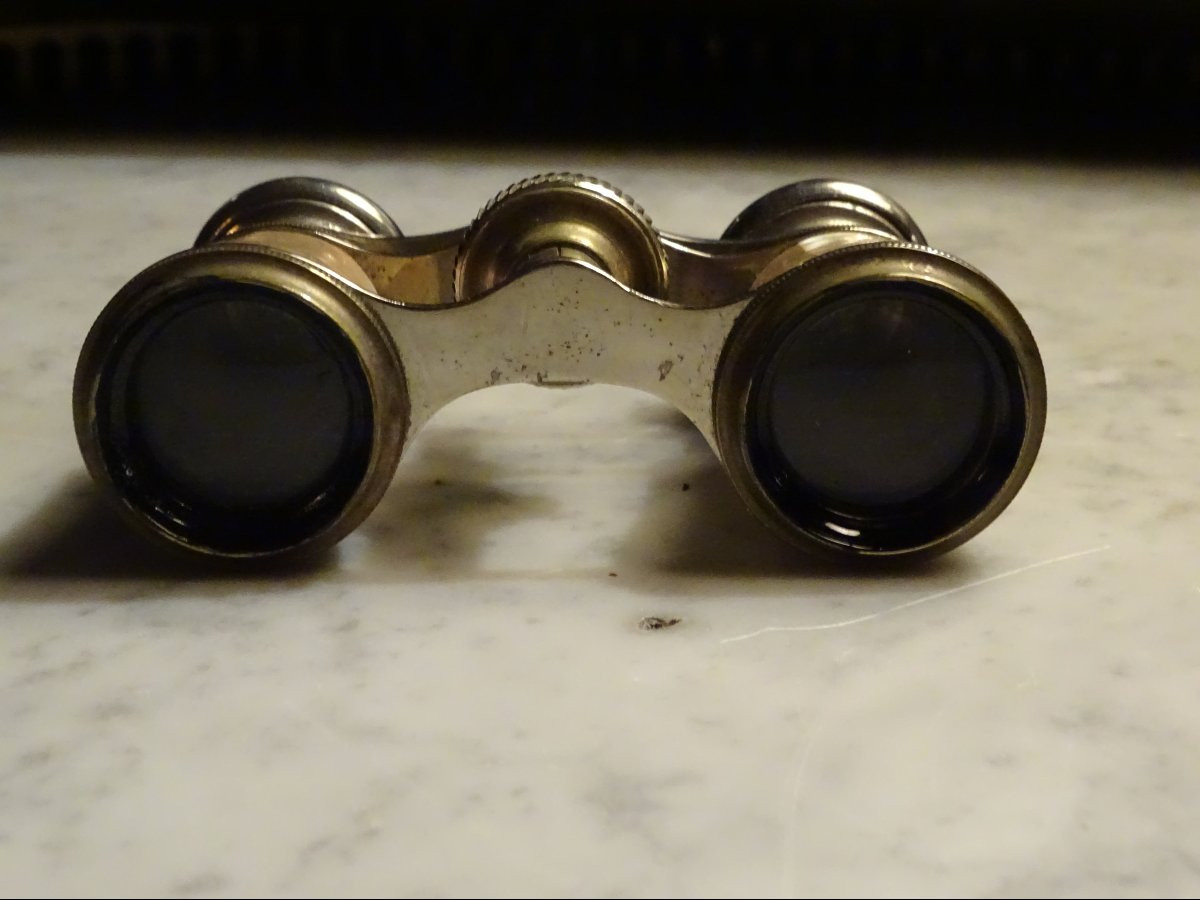 Pair Of Mother-of-pearl Theater Binoculars 19th-photo-2