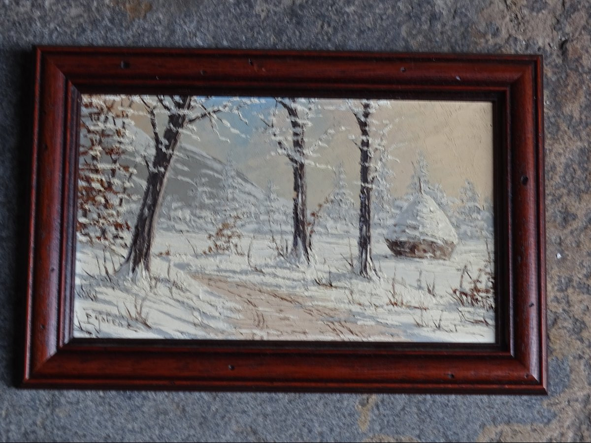 Paul Gobert 2 Small Paintings 20th-photo-3
