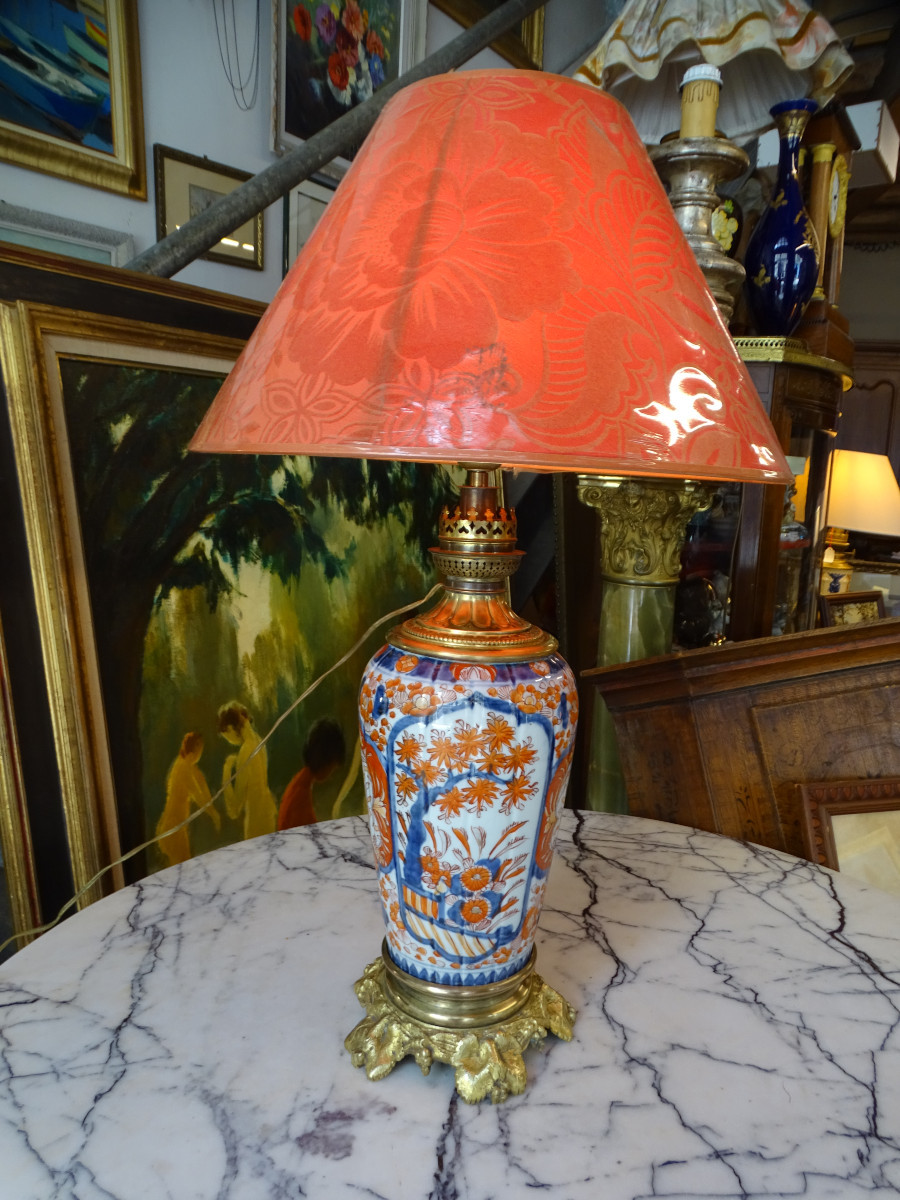 Imari Lamp 19th