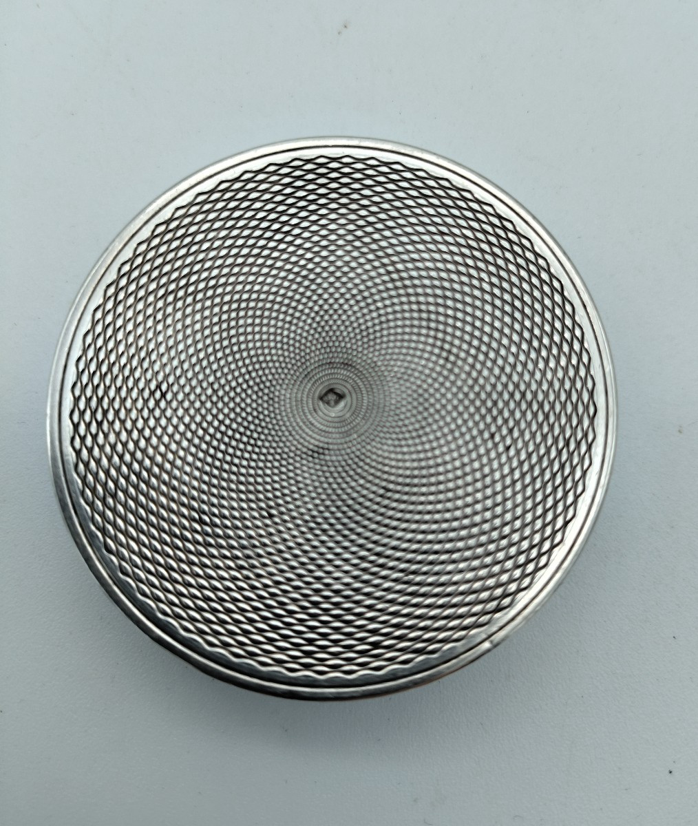 Poudrier en Argent 1900-photo-2