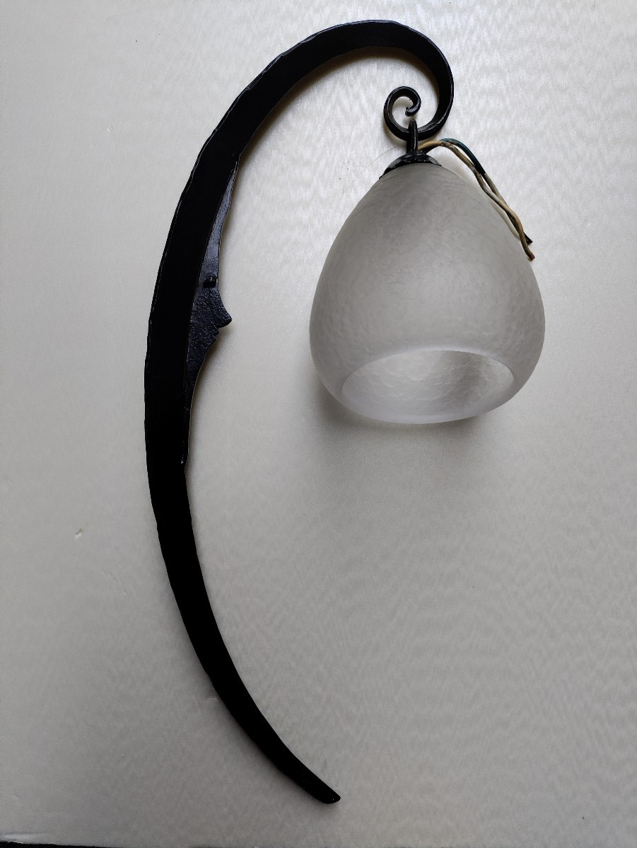 Schneider Moon Wall Lamp Art Déco -photo-2