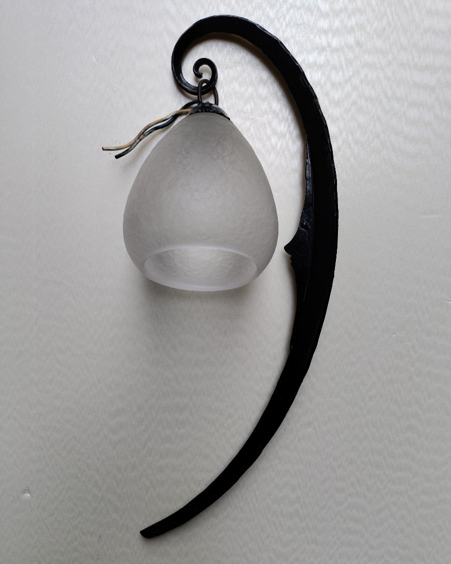 Schneider Moon Wall Lamp Art Déco 