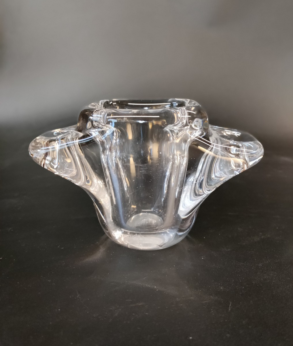 Crystal Vase Schneider 40s/50s