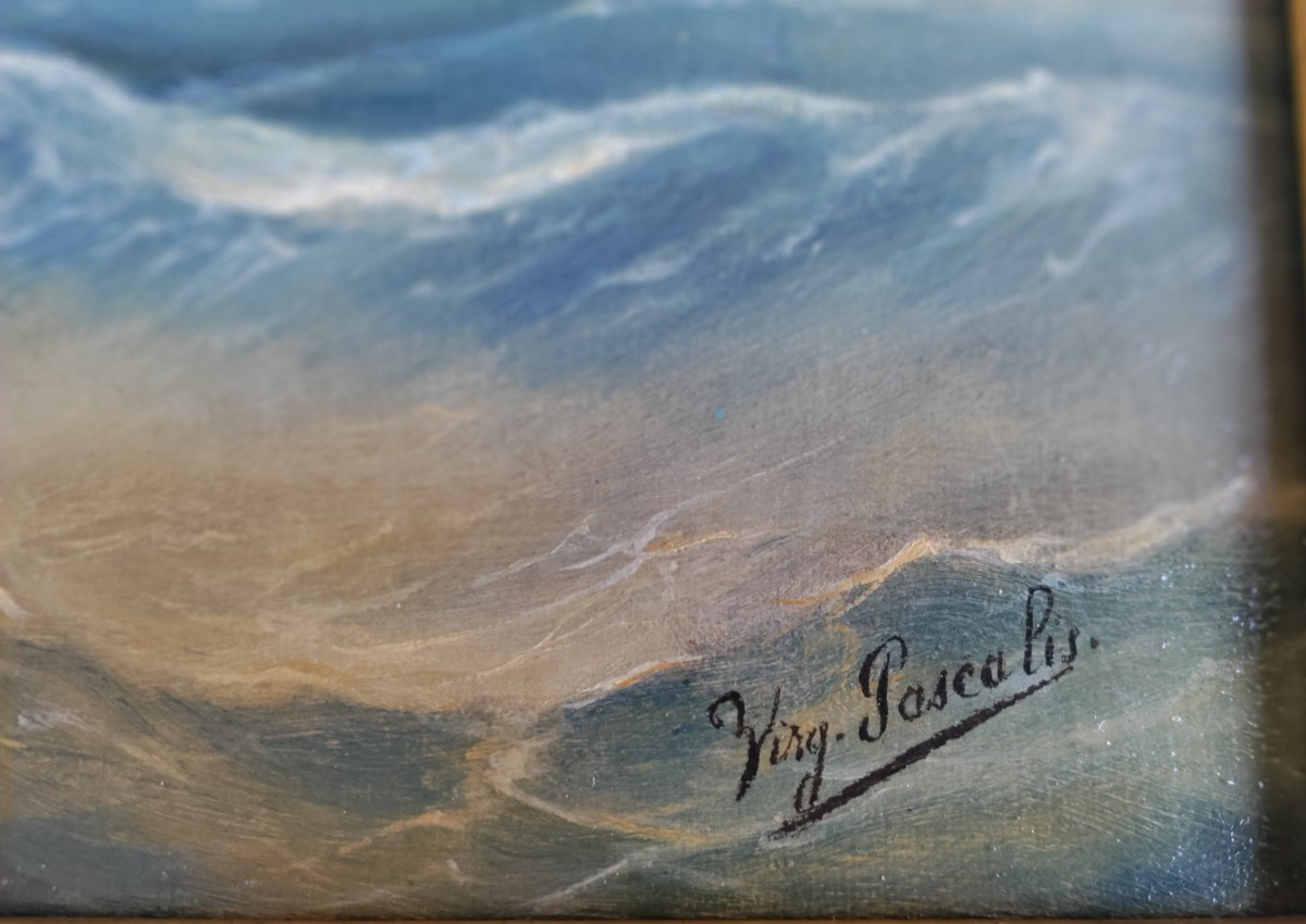 Sinking Of The Frégate Zénobia In 1847 Oil On Canvas-photo-4