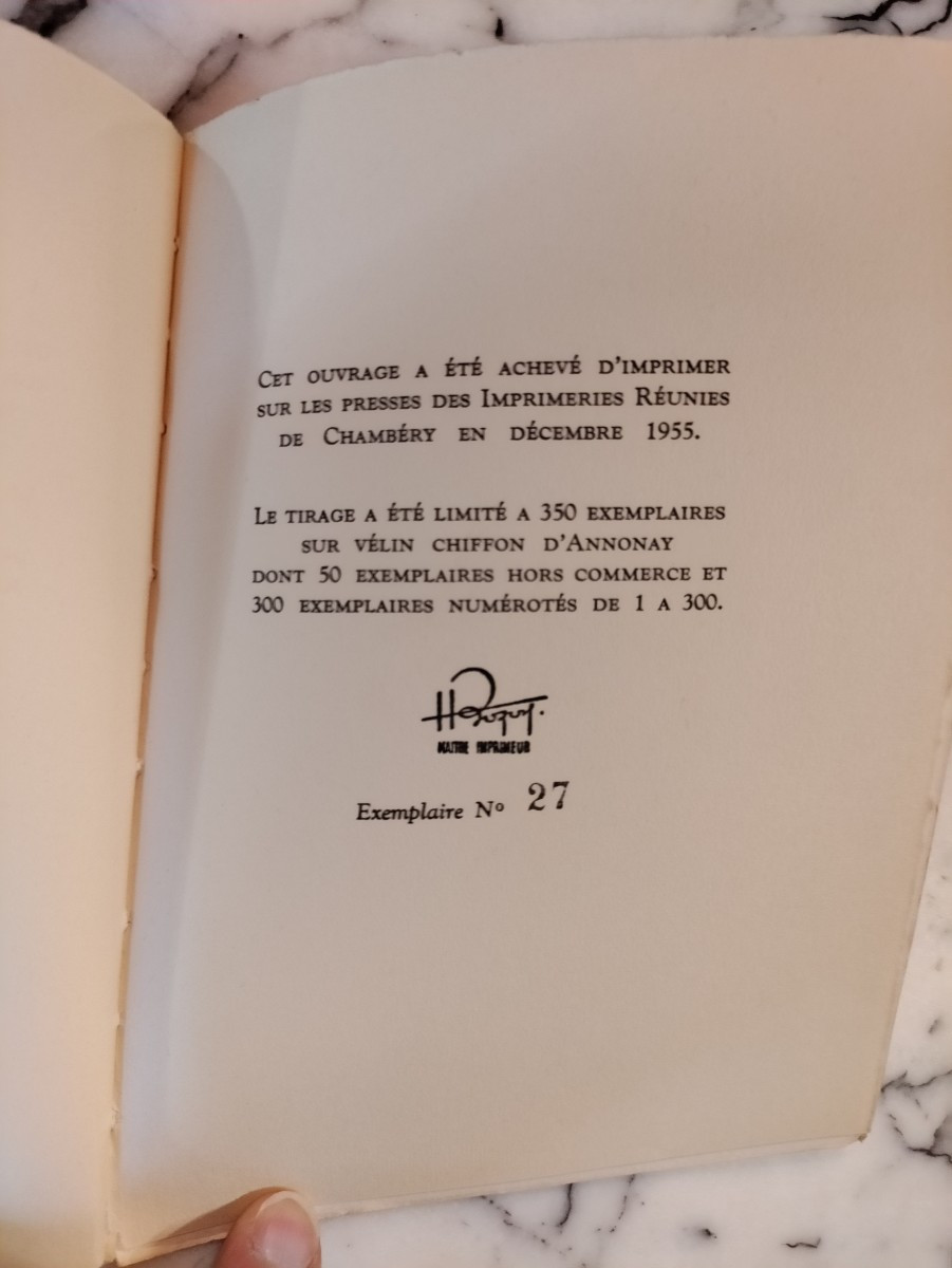 Figures Poèmes de Simonne Azaïs Année 1955-photo-2