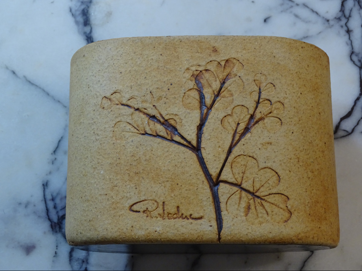 3 Ceramic Vases By Raymonde Leduc Vallauris -photo-2