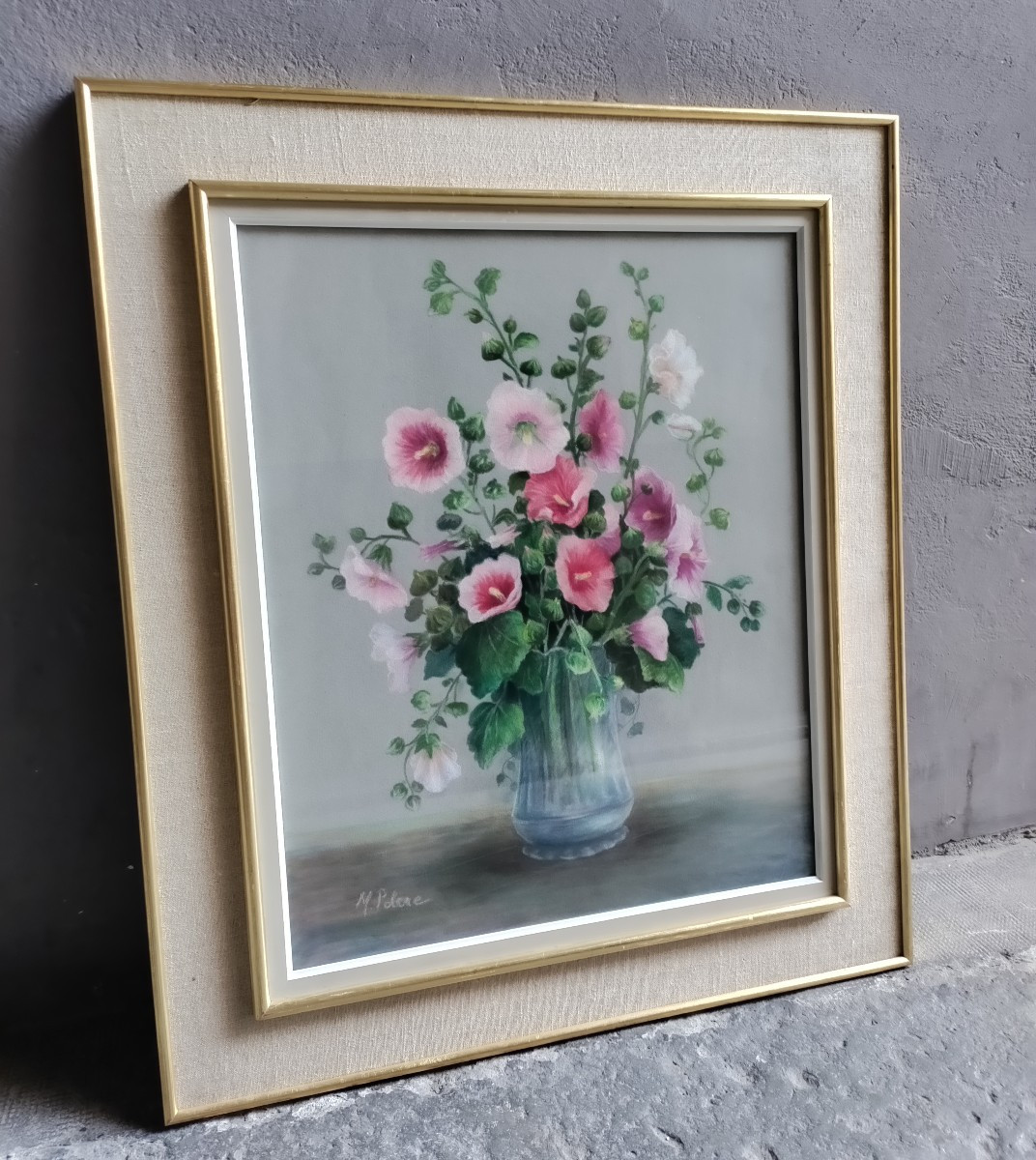 Martine Polere Pastel Hibiscus 20ème-photo-2