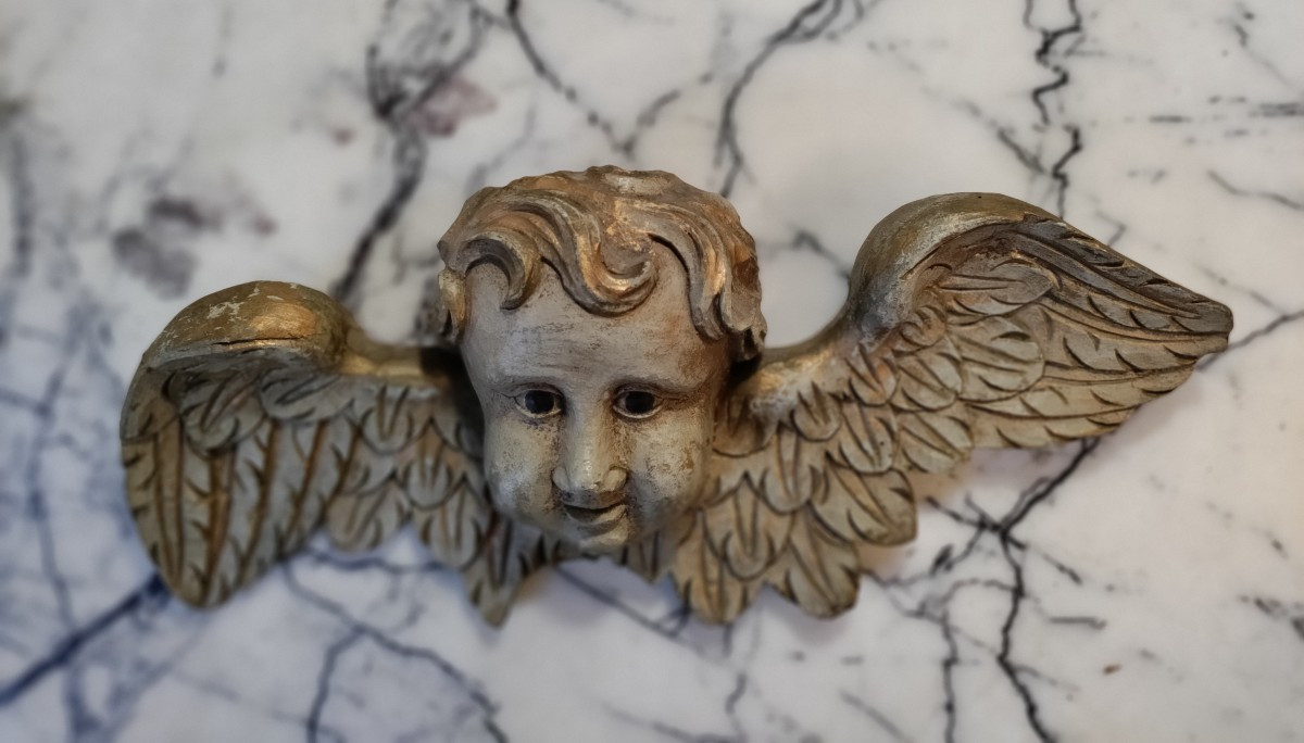 Winged Angel Head 18th-photo-2