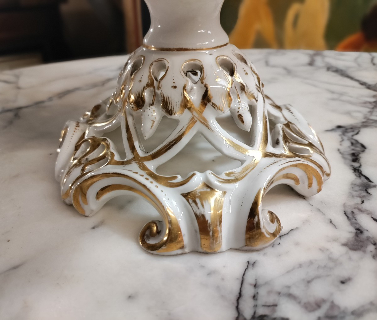 Napoleon III Paris Porcelain Basket -photo-2