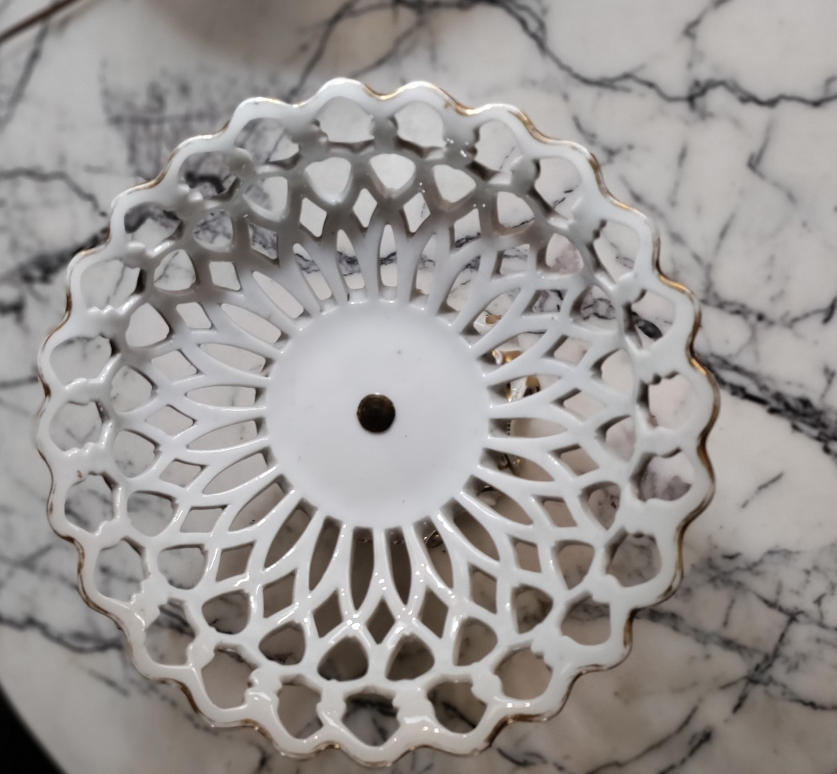 Napoleon III Paris Porcelain Basket -photo-4