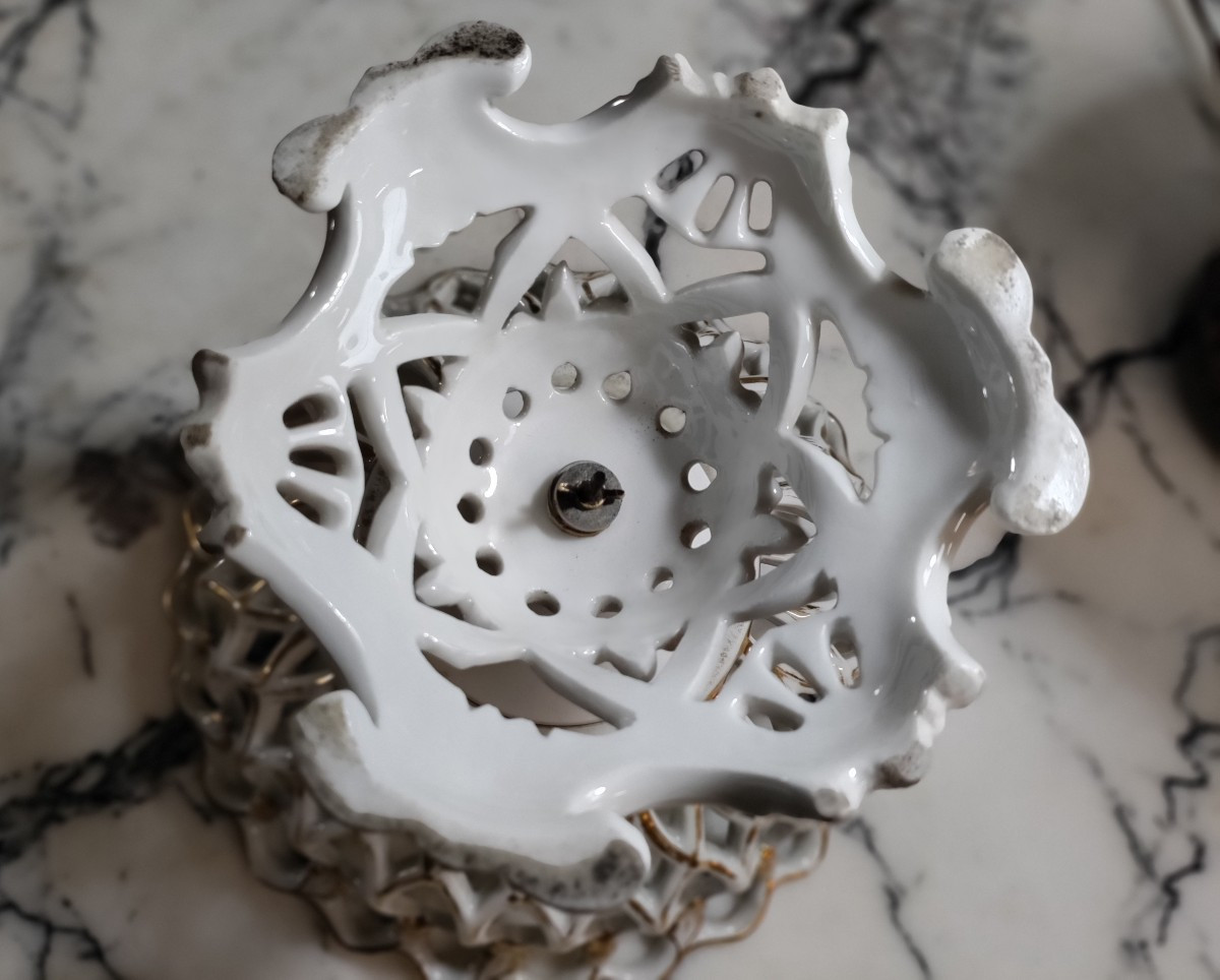 Napoleon III Paris Porcelain Basket -photo-2