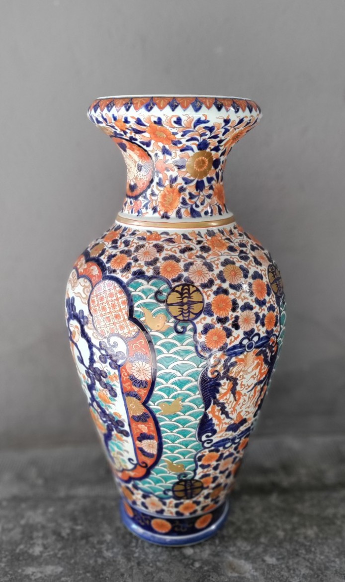 Imari Grand Vase Japon 19ème-photo-3
