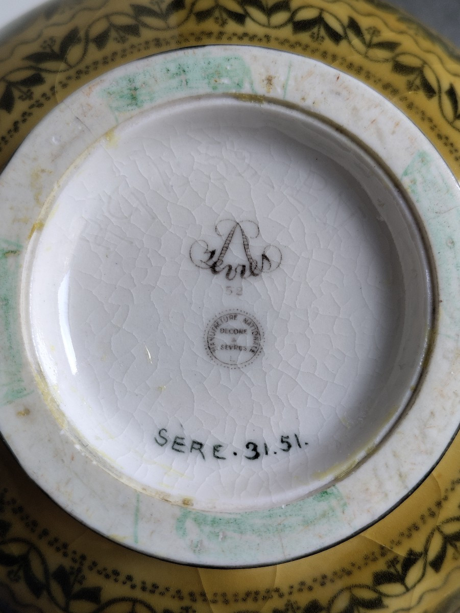 Large Sèvres Porcelain Vase By Gabriel-paul Sère -photo-4