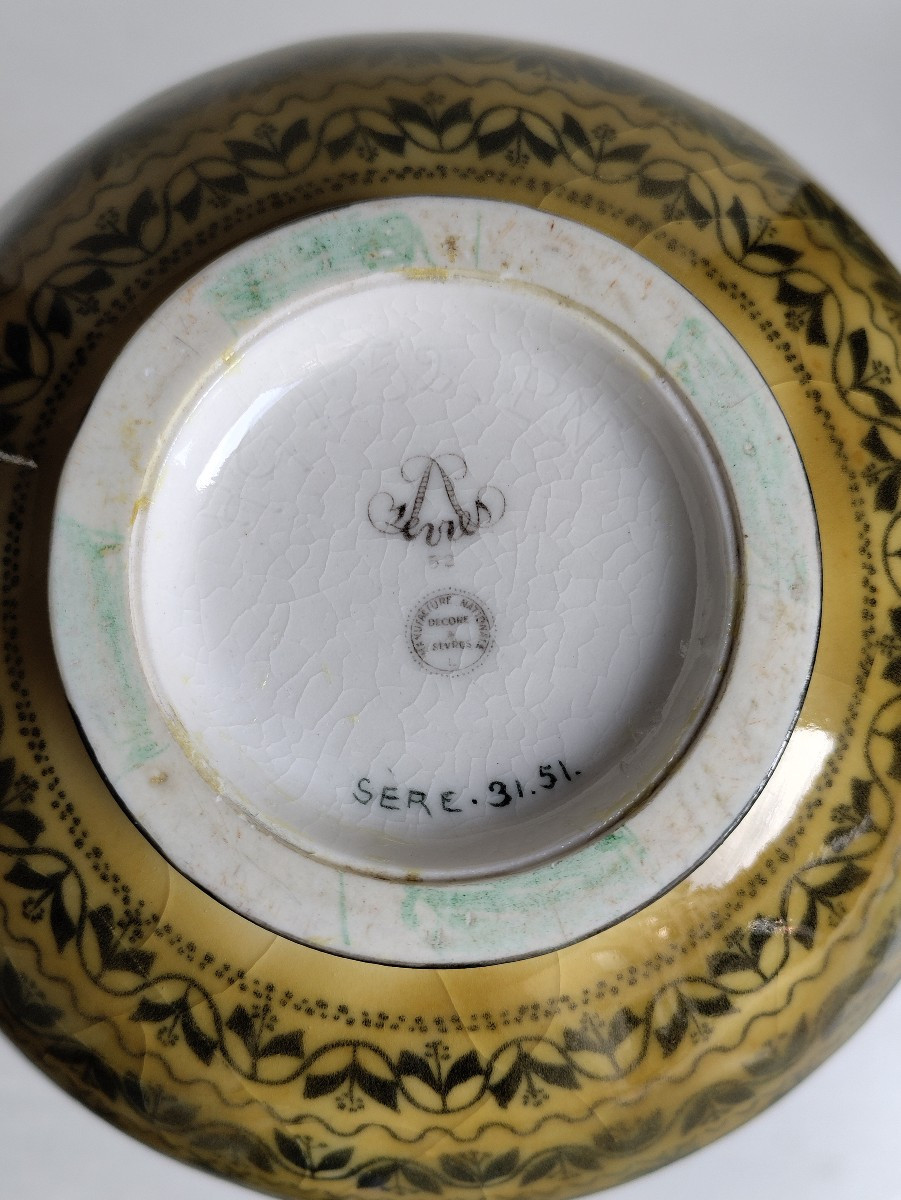 Large Sèvres Porcelain Vase By Gabriel-paul Sère -photo-2