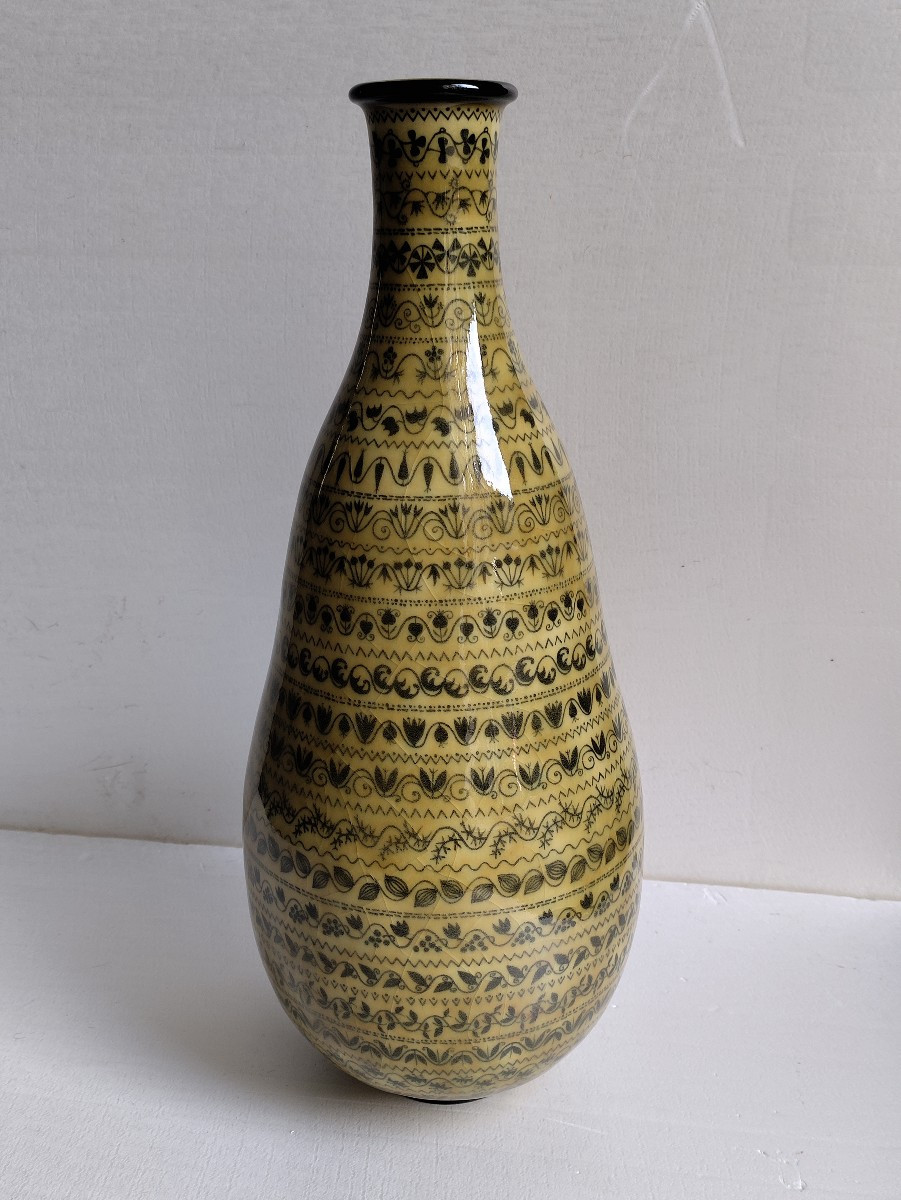 Large Sèvres Porcelain Vase By Gabriel-paul Sère 