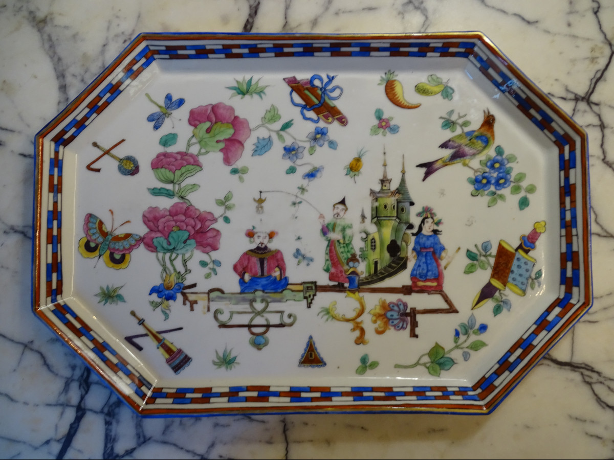 Large Porcelain Tray 18th