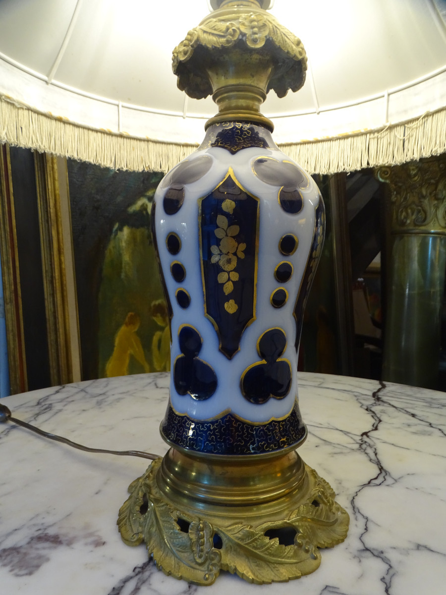 Porcelain Lamp 19th-photo-2