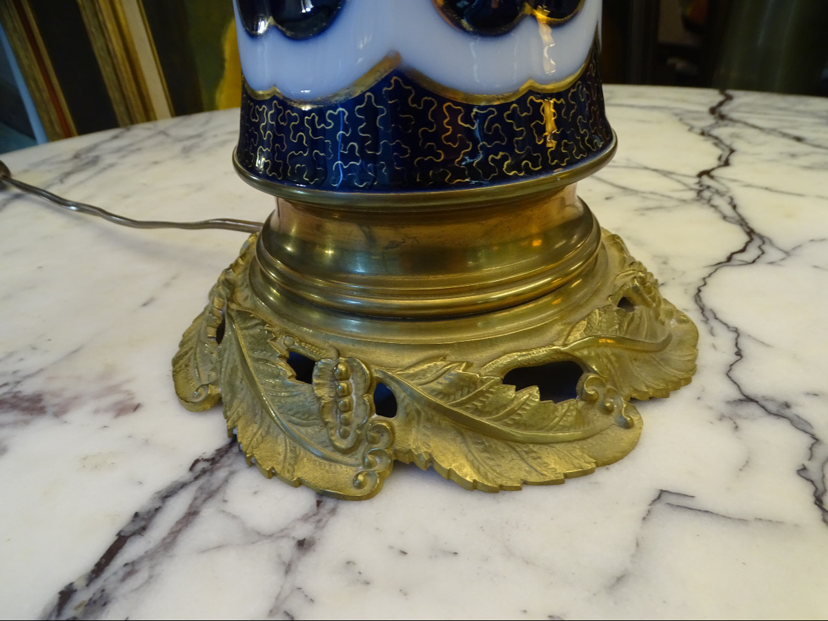 Porcelain Lamp 19th-photo-3