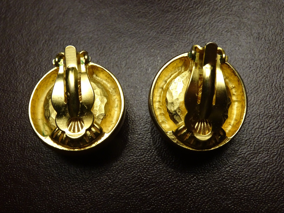Karl Lagerfeld Pair Of Clips 80s-photo-2