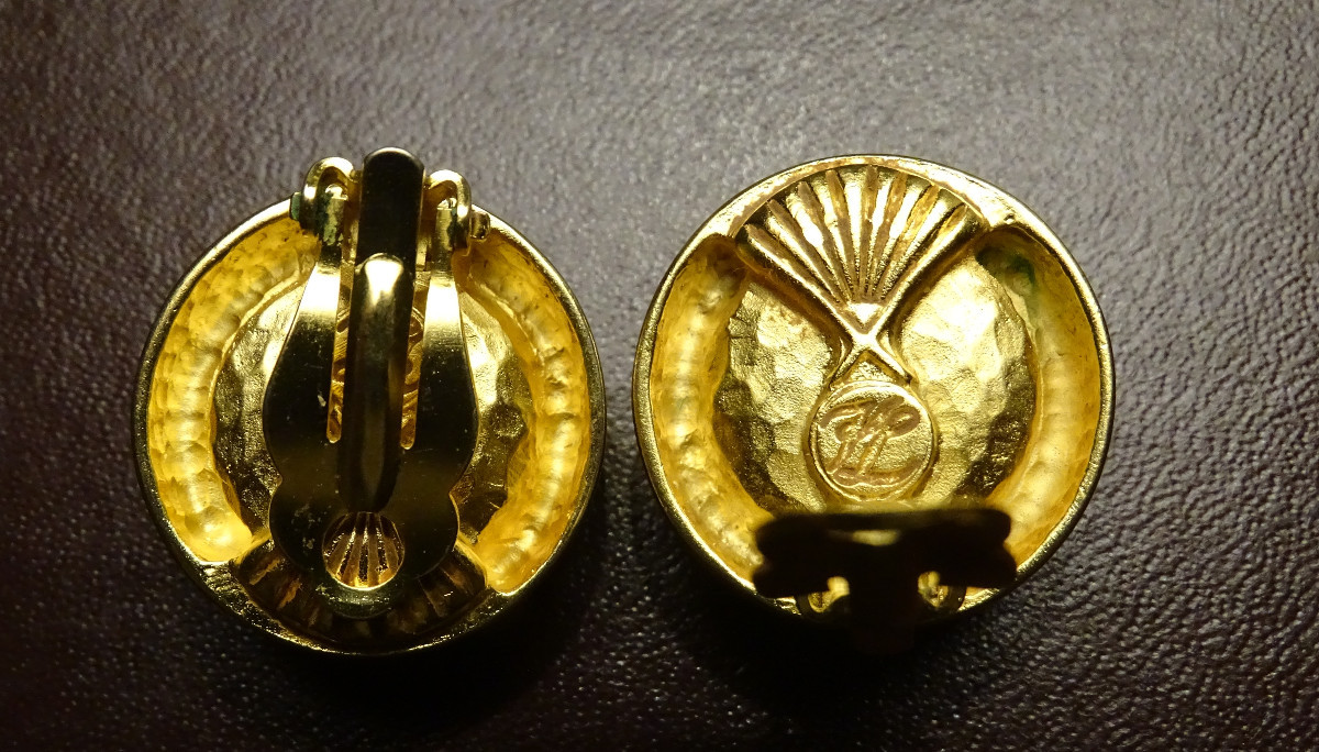 Karl Lagerfeld Pair Of Clips 80s-photo-3