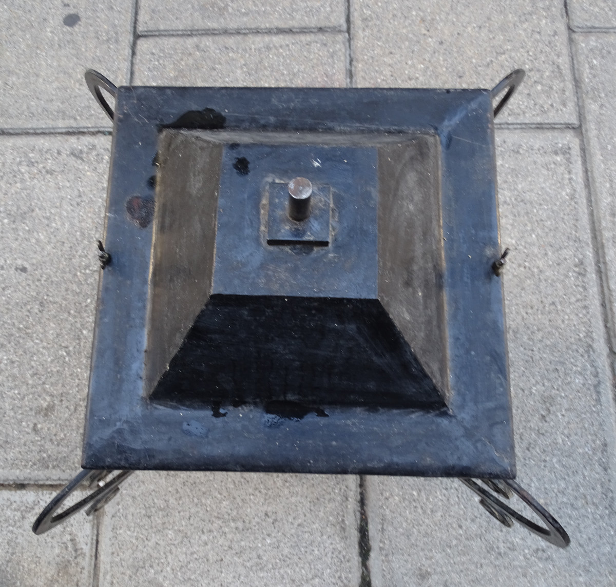 Lanterne/Girouette en Fer Forgé Années 50-photo-2