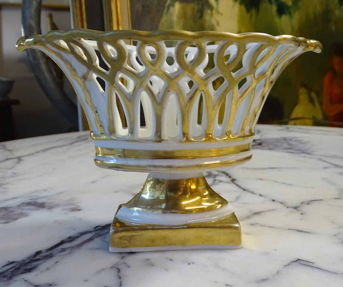 Petite Coupe en Porcelaine 19ème-photo-2