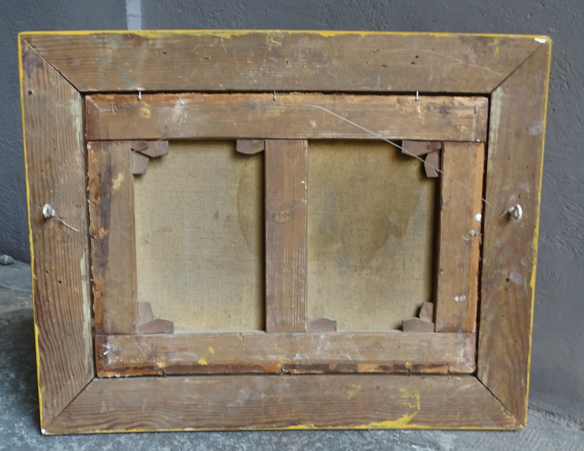 Ecole Française Huile sur Toile Paysage 19ème-photo-4