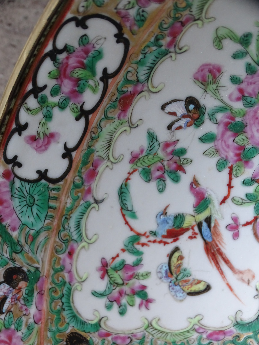 China Porcelain Canton Cup  Bronze  Mount 19th-photo-6