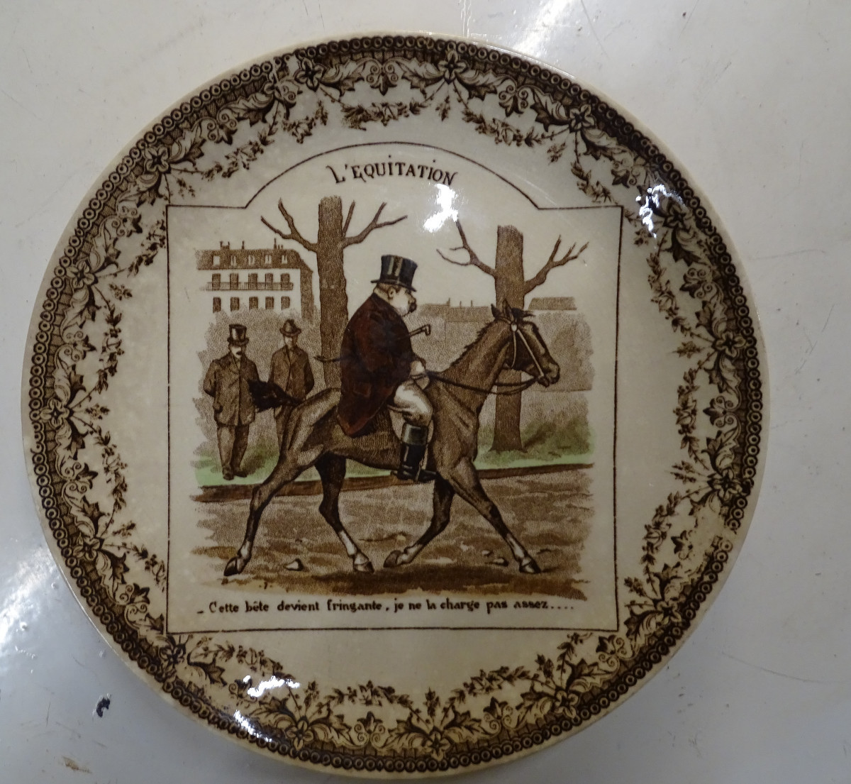 Sarreguemines  Plates On The Sport 190075-photo-4