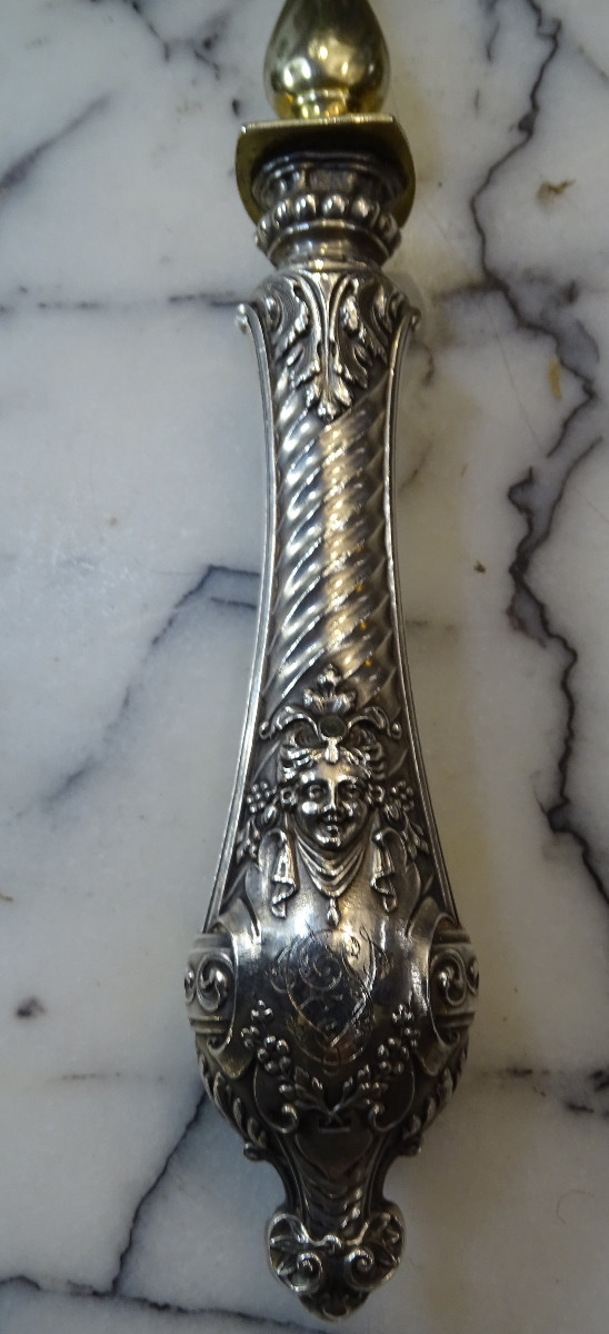 Couteau et Pelle à Tarte en Argent Fourré -photo-3