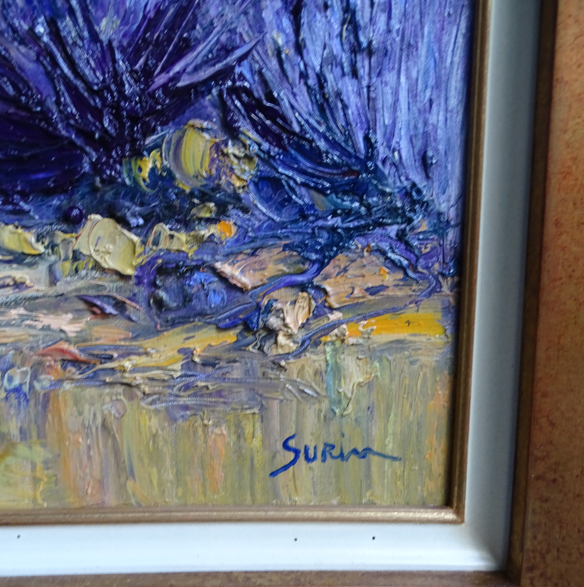Jean-Paul Surin Huile /toile  Paysage de Provence-photo-1