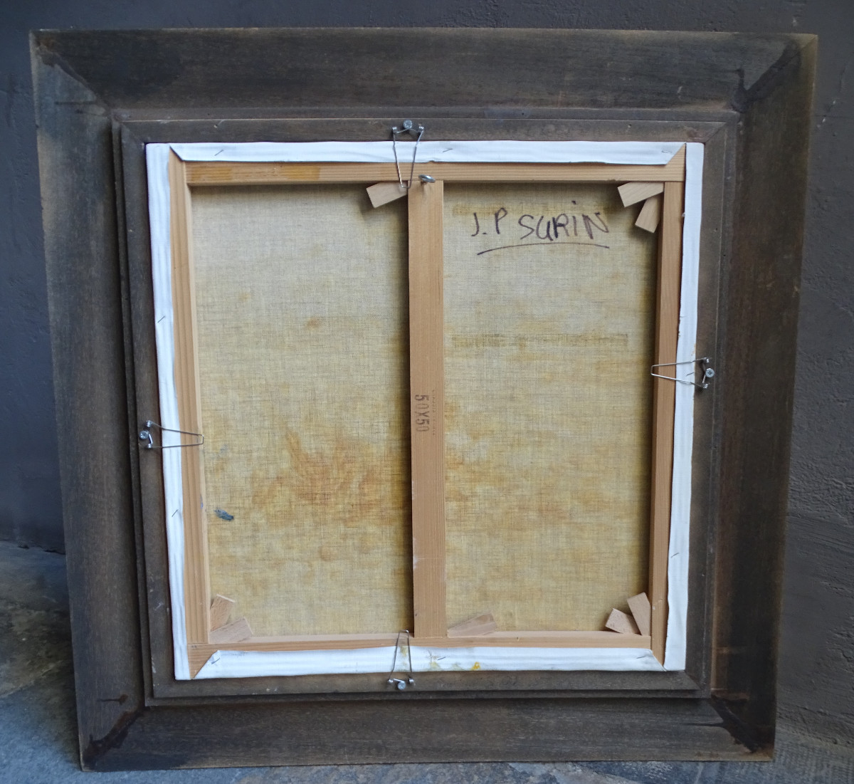 Jean-Paul Surin Huile /toile  Paysage de Provence-photo-2