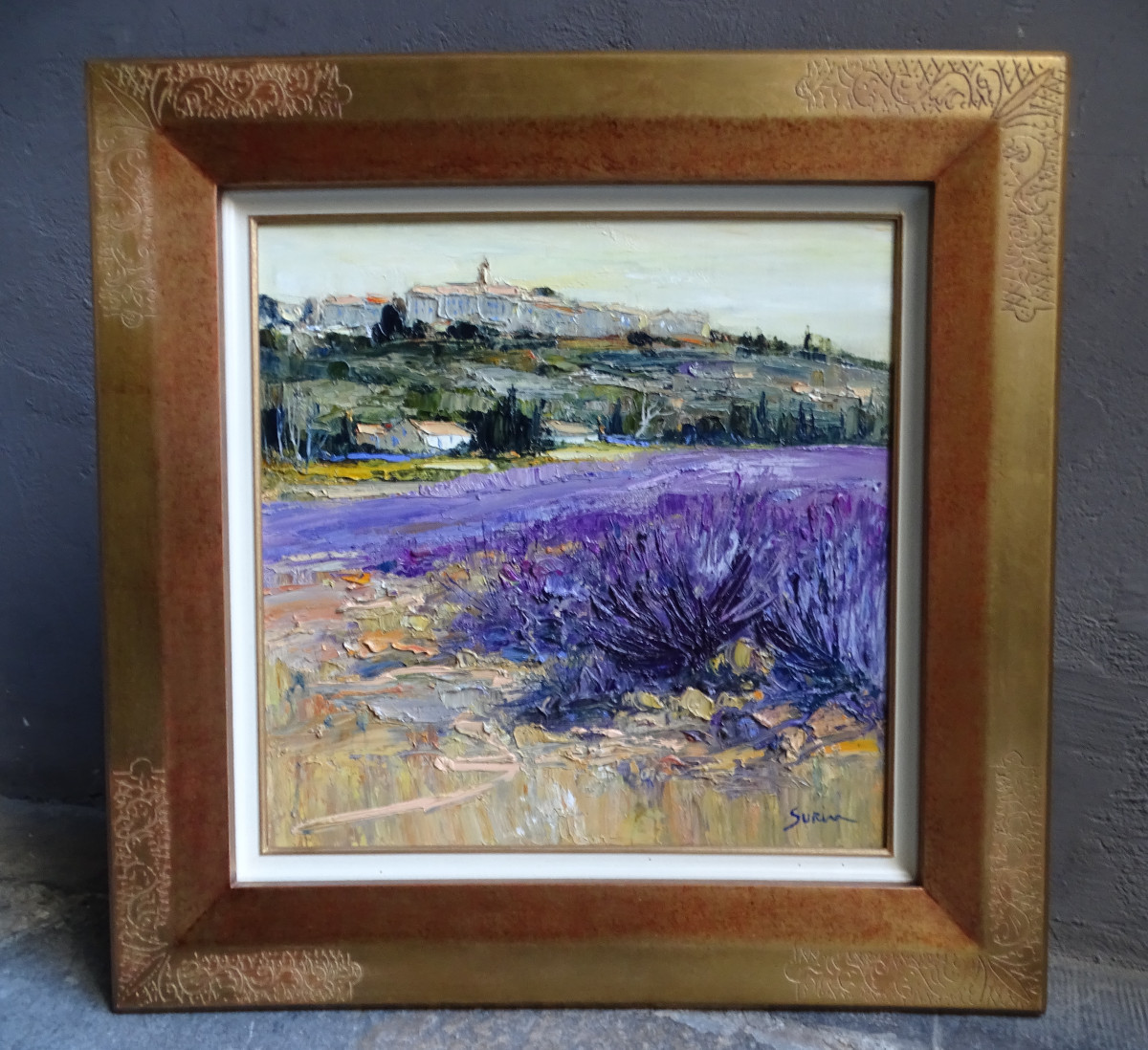 Jean-Paul Surin Huile /toile  Paysage de Provence