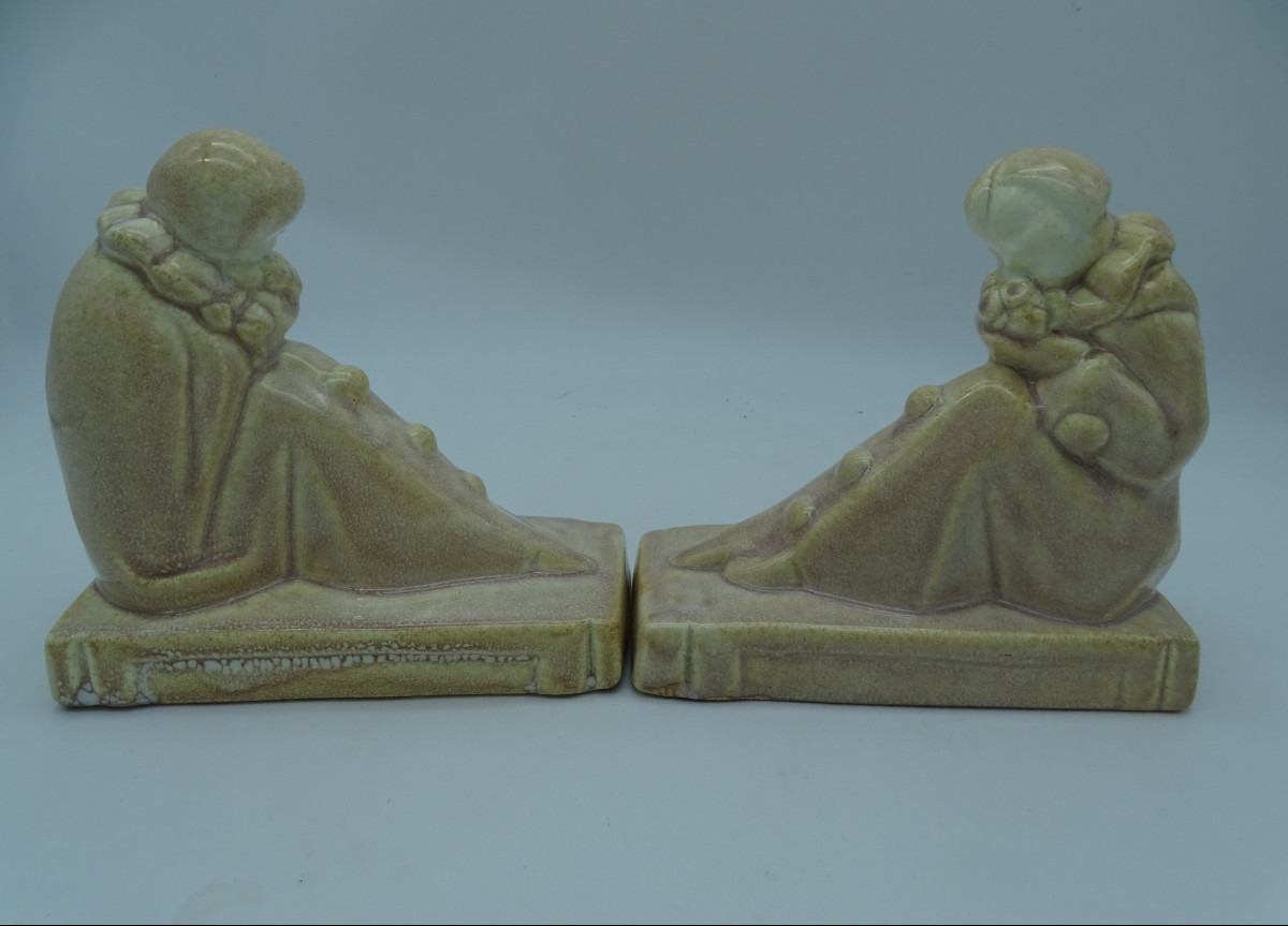 Serre-livres en Céramique Odyv Art Déco