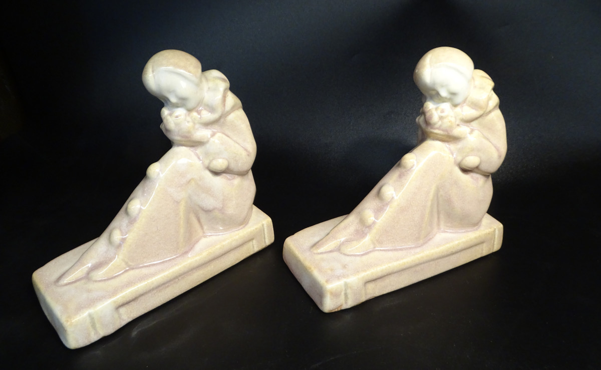 Serre-livres en Céramique Odyv Art Déco