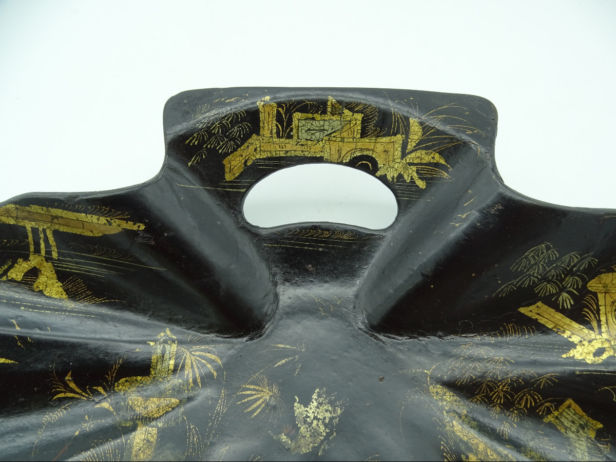  Boiled Cardboard Trinket Tray Late 19th-photo-2