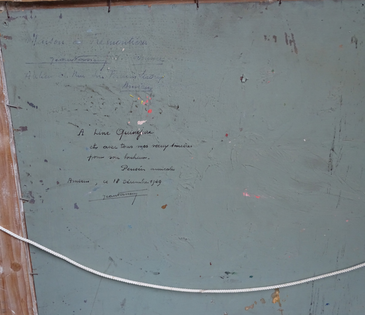 Village Houses Painting 20th-photo-2