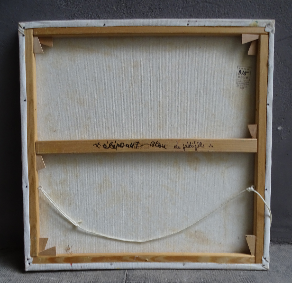 André Chichignoud Huile sur Toile-photo-4