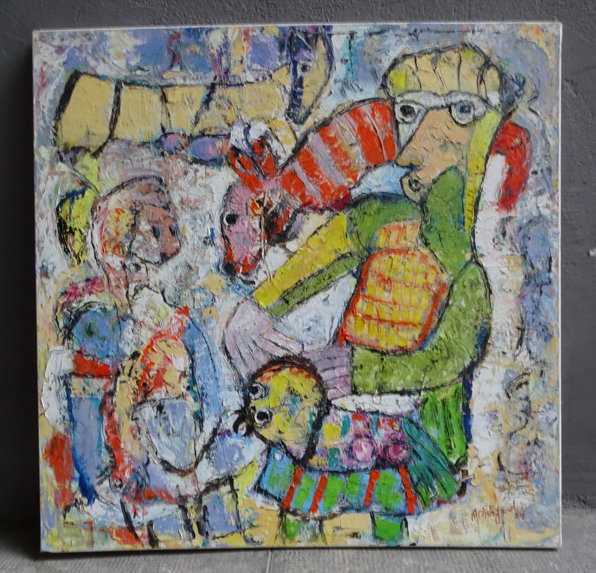 André Chichignoud Huile sur Toile