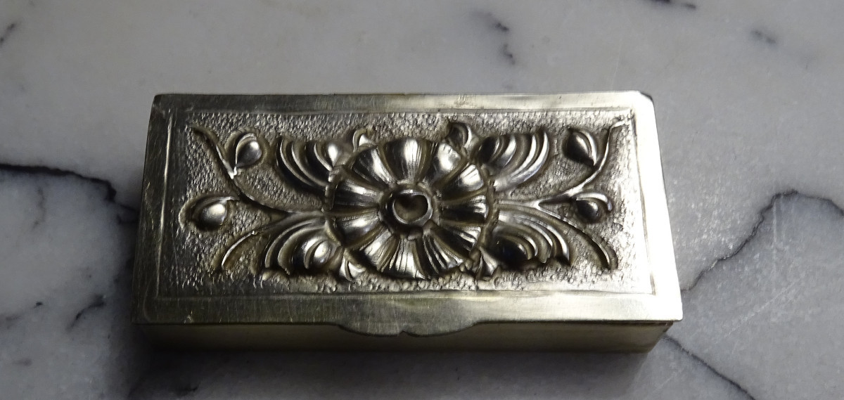 Pilulier en argent Espagne 