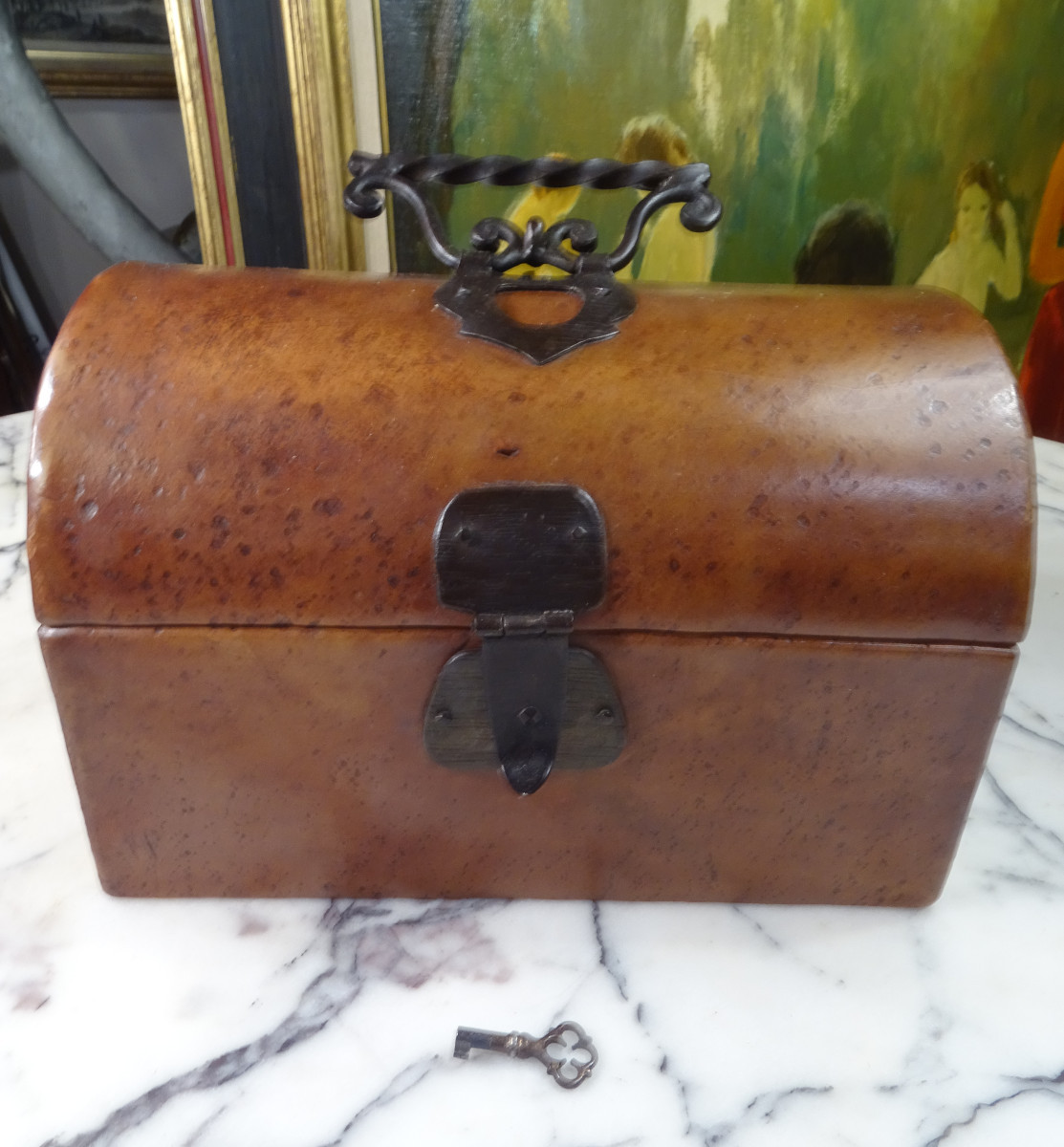 Coffret en cuir Années 50