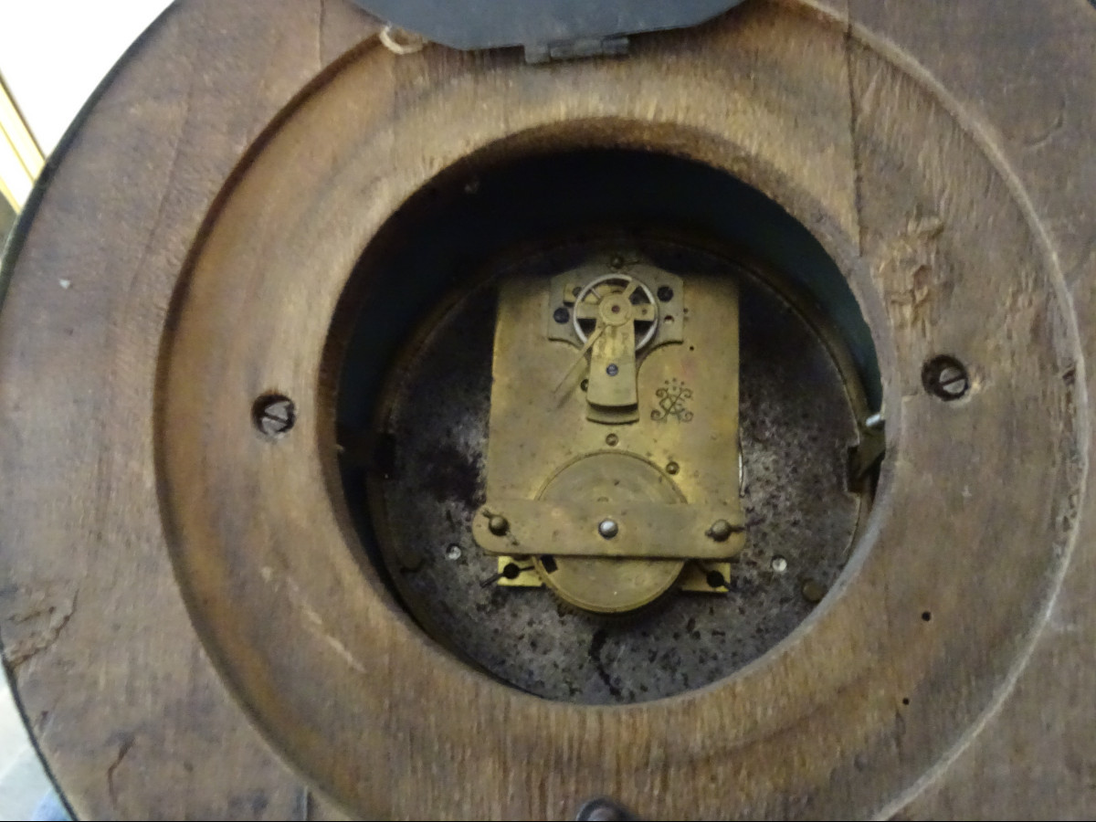 Wall Clock Known As A "baker's Clock", Circa 1900-photo-3