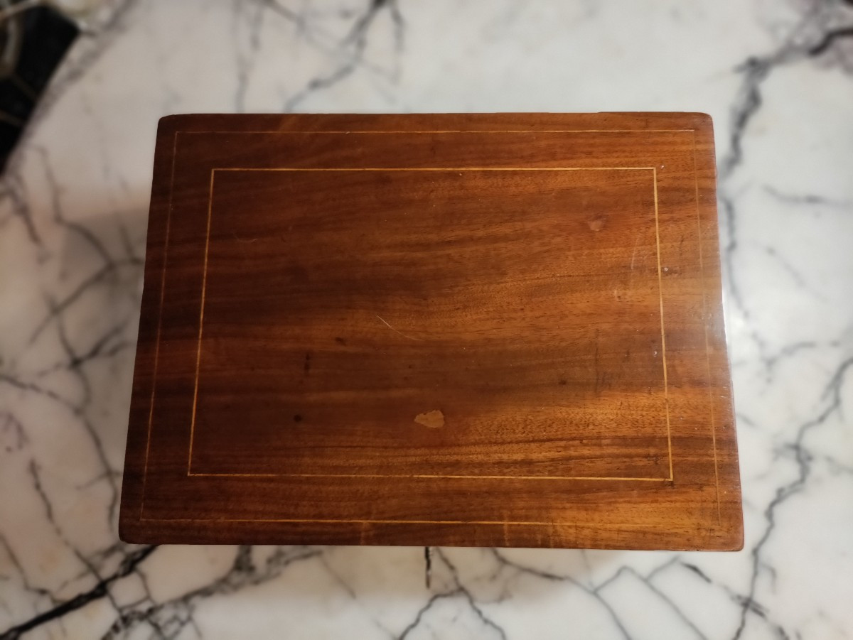 Large Walnut Box 19th-photo-2